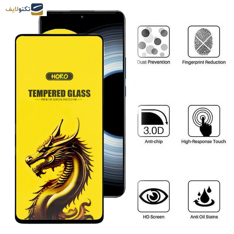 گلس گوشی شیائومی Redmi K50 Ultra- K50 Gaming- K50 Pro- K50 5G اپیکوی مدل Golden Dragon - Epicoy Golden Dragon Screen Protector For Xiaomi Redmi K50 Ultra- K50 Gaming- K50 Pro- K50