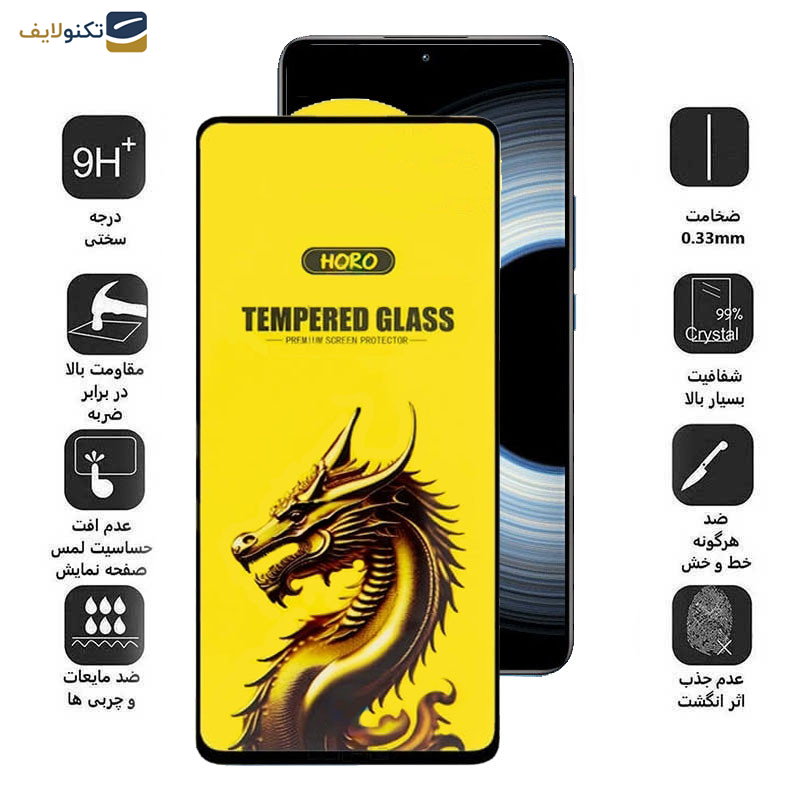 گلس گوشی شیائومی Redmi K50 Ultra- K50 Gaming- K50 Pro- K50 5G اپیکوی مدل Golden Dragon - Epicoy Golden Dragon Screen Protector For Xiaomi Redmi K50 Ultra- K50 Gaming- K50 Pro- K50