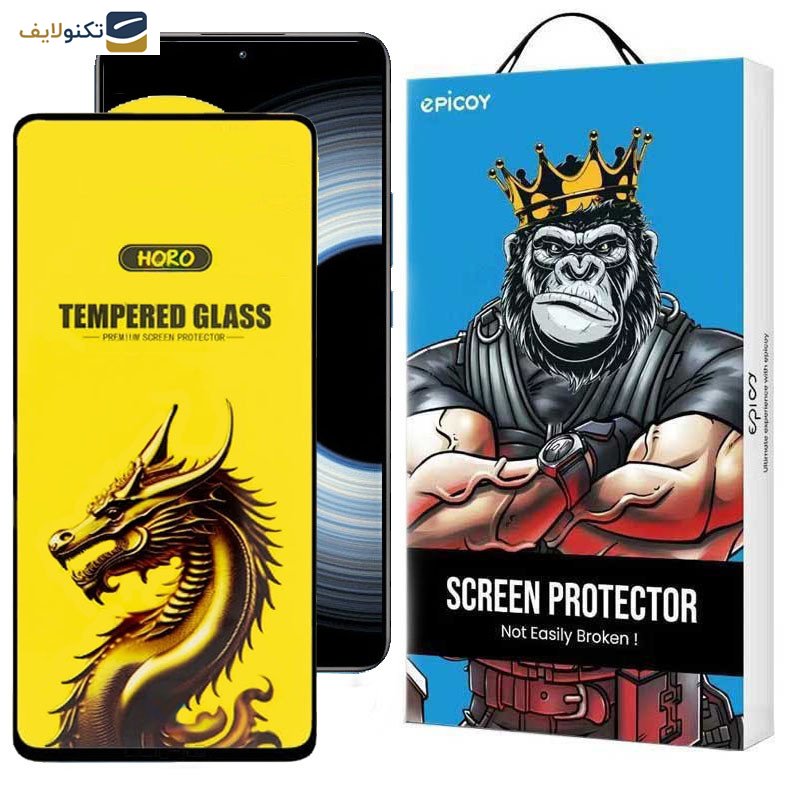 گلس گوشی شیائومی Redmi K50 Ultra- K50 Gaming- K50 Pro- K50 5G اپیکوی مدل Golden Dragon - Epicoy Golden Dragon Screen Protector For Xiaomi Redmi K50 Ultra- K50 Gaming- K50 Pro- K50