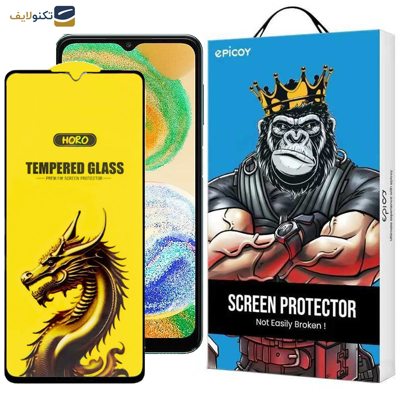 گلس گوشی سامسونگ Galaxy A04 4G-A04s 4G -A04e 4G-F04 4G-M02s 4G اپیکوی مدل Golden Dragon - Epicoy Golden Dragon Glass Screen Protector For Samsung Galaxy A04 4G-A04s 4G -A04e 4G-F04 4G-M02s 4G