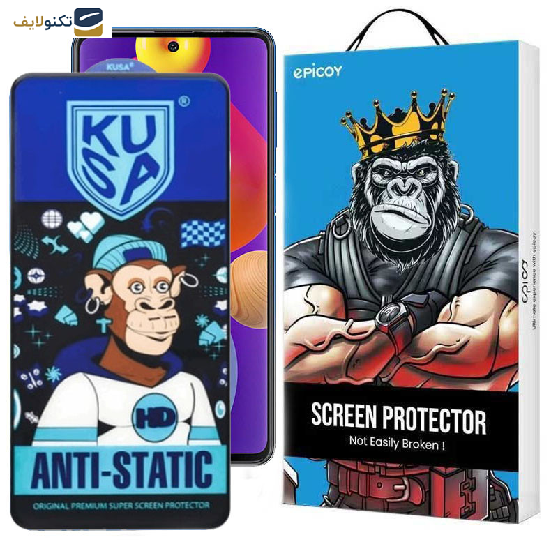گلس گوشی سامسونگ Galaxy M62- M55- F62- F55- F54- Note10 Lite-Galaxy S10 Lite- C55 اپیکوی مدل Ice Monkey - Epicoy Ice Monkey Screen Protector For Samsung Galaxy M62-Galaxy M55-Galaxy F62-Galaxy F55-Galaxy F54-Galaxy Note10 Lite-Galaxy S10 Lite-Galaxy C55