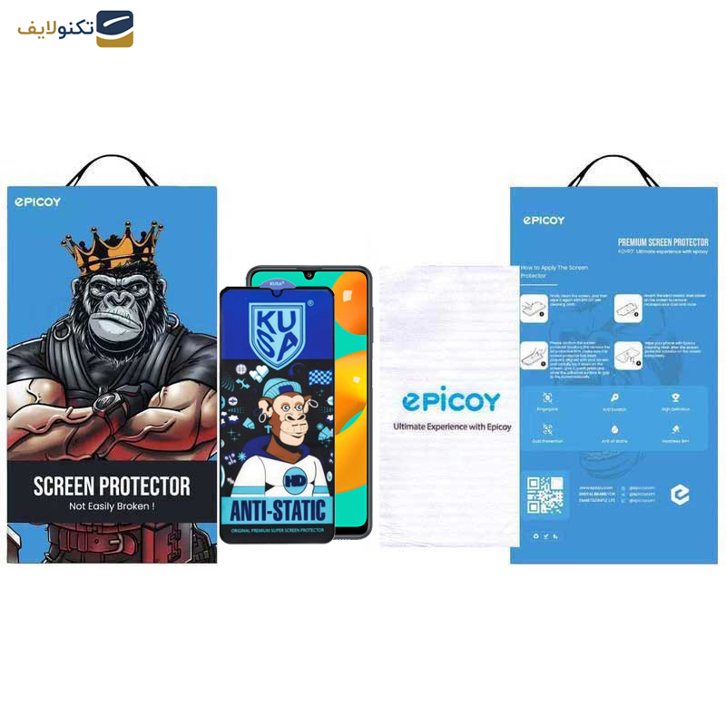 گلس گوشی سامسونگ Galaxy M42 5G- M34 5G- M33 5G- M32 5G- M13 4G- M12 4G اپیکوی مدل Ice Monkey - Epicoy Ice Monkey Glass Screen Protector For Samsung Galaxy M42 5G- M34 5G- M33 5G- M32 5G- M13 4G- M12 4G