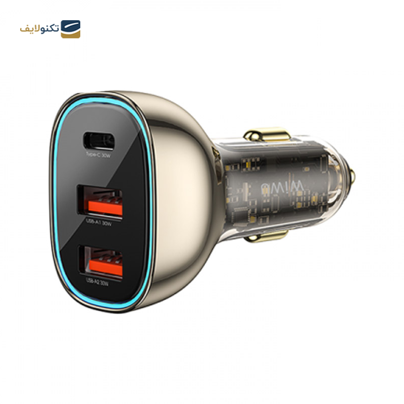 شارژر فندکی ویوو مدل Wi-QC013 توان 90 وات - WIWU Wi-QC013 CAR CHARGER 90W