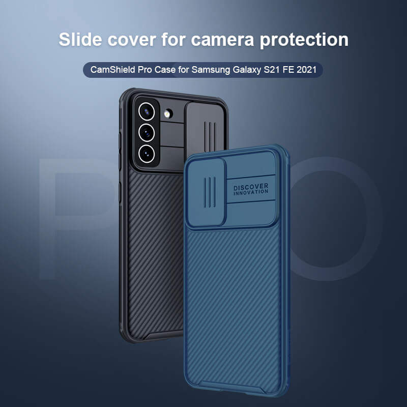 کاور گوشی سامسونگ Galaxy S21 FE نیلکین مدل CamShield Pro - Nillkin CamShield Pro cover for Samsung Galaxy S21 FE