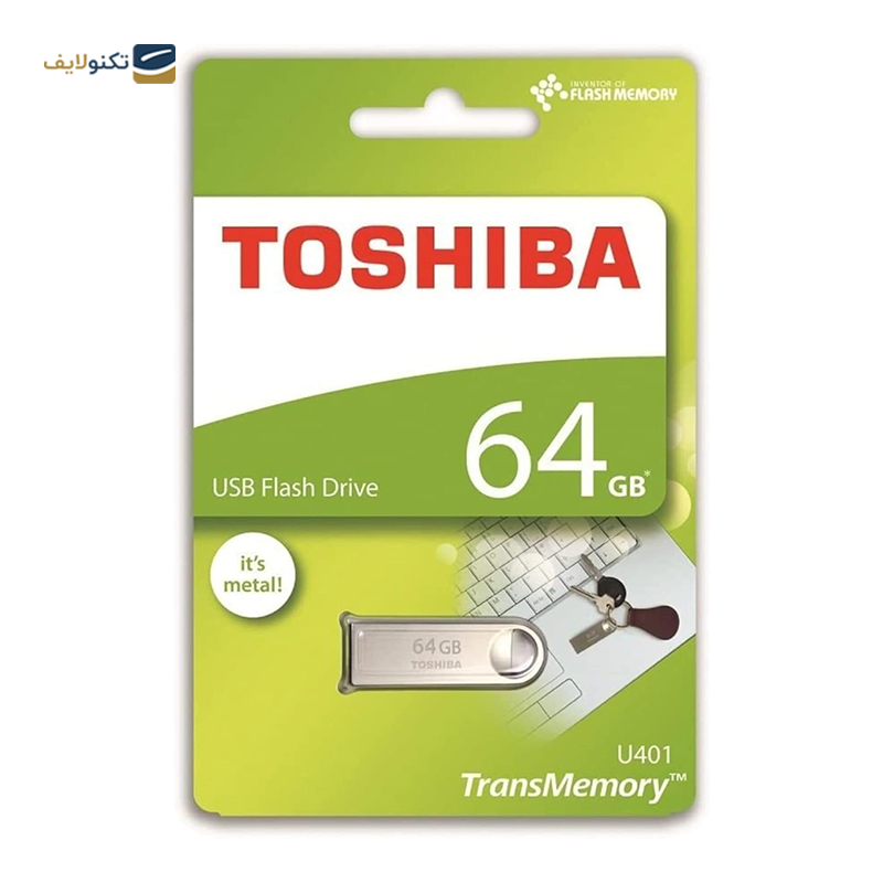 فلش مموری توشیبا مدل TransMemory U401 ظرفیت 64 گیگابایت - Toshiba TransMemory U401 Flash Memory-64GB