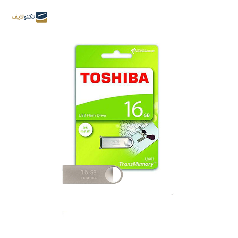 فلش مموری توشیبا مدل TransMemory U401 ظرفیت 16 گیگابایت - Toshiba TransMemory U401 Flash Memory-16GB