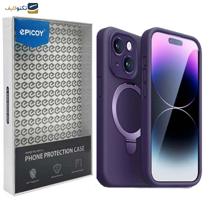 کاور گوشی اپل iPhone 15 اپیکوی مدل Xundd Liquid Silicone Magnetic Holder - Epicoy Xundd Liquid silicone Magnetic Holder Series Cover For Apple iPhone 15