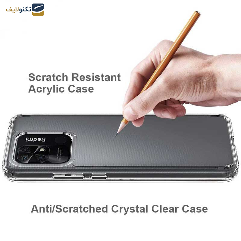 کاور گوشی پوکو C40 اپیکوی مدل Transparent Clear - Epicoy Transparent Clear Case For Poco C40