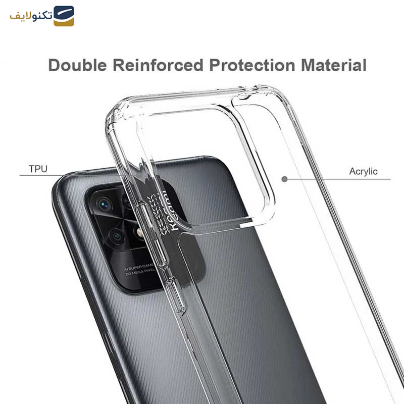 کاور گوشی پوکو C40 اپیکوی مدل Transparent Clear - Epicoy Transparent Clear Case For Poco C40