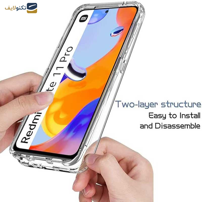 کاور گوشی پوکو C40 اپیکوی مدل Transparent Clear - Epicoy Transparent Clear Case For Poco C40