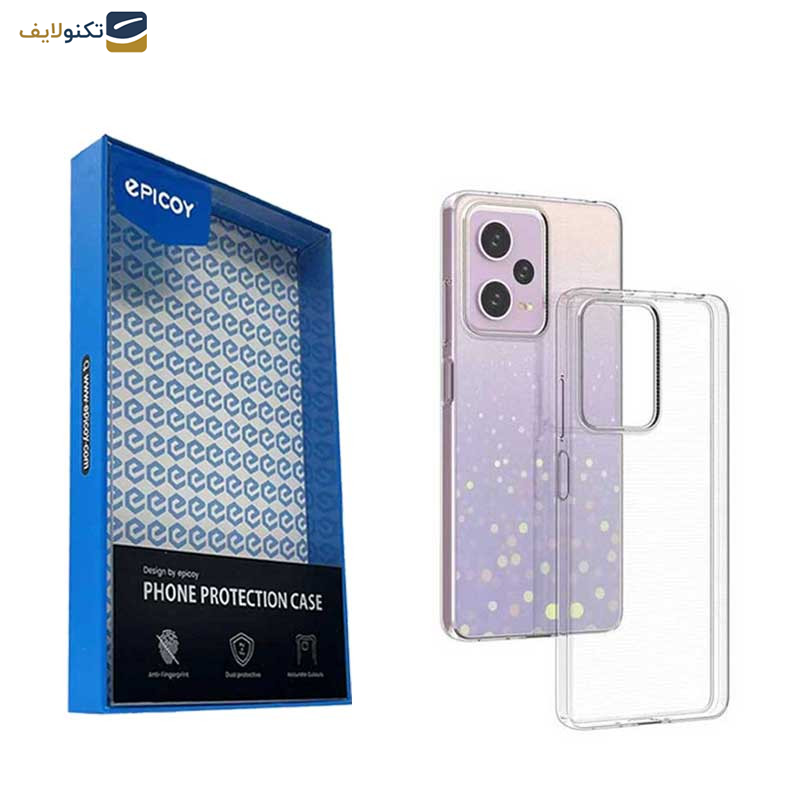 کاور گوشی پوکو X5 Pro اپیکوی مدل Transparent Clear - Epicoy Transparent Clear Case For Poco X5 Pro