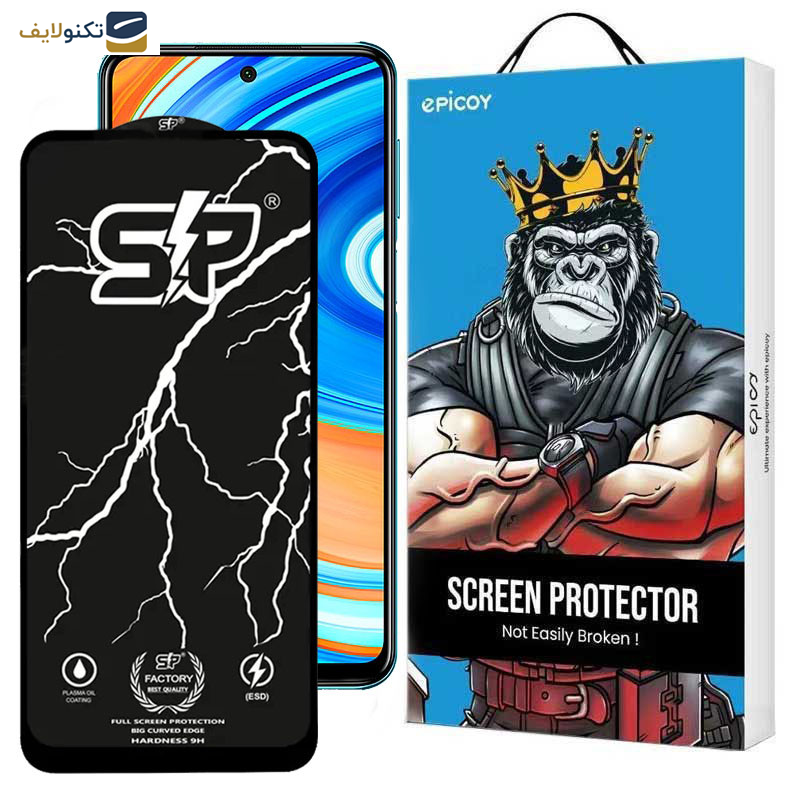 گلس گوشی شیائومی Redmi Note 9 Pro Max-Note 9 Pro 5G-Note 9 Pro 4G -Note 9 Pro 4G (Global)-Note 9S اپیکوی مدل SP Factory - Epicoy SP Factory Screen Protector For Xiaomi Redmi Note 9 Pro Max-Note 9 Pro 5G-Note 9 Pro 4G (India)-Note 9 Pro 4G (Global)-Note 9S