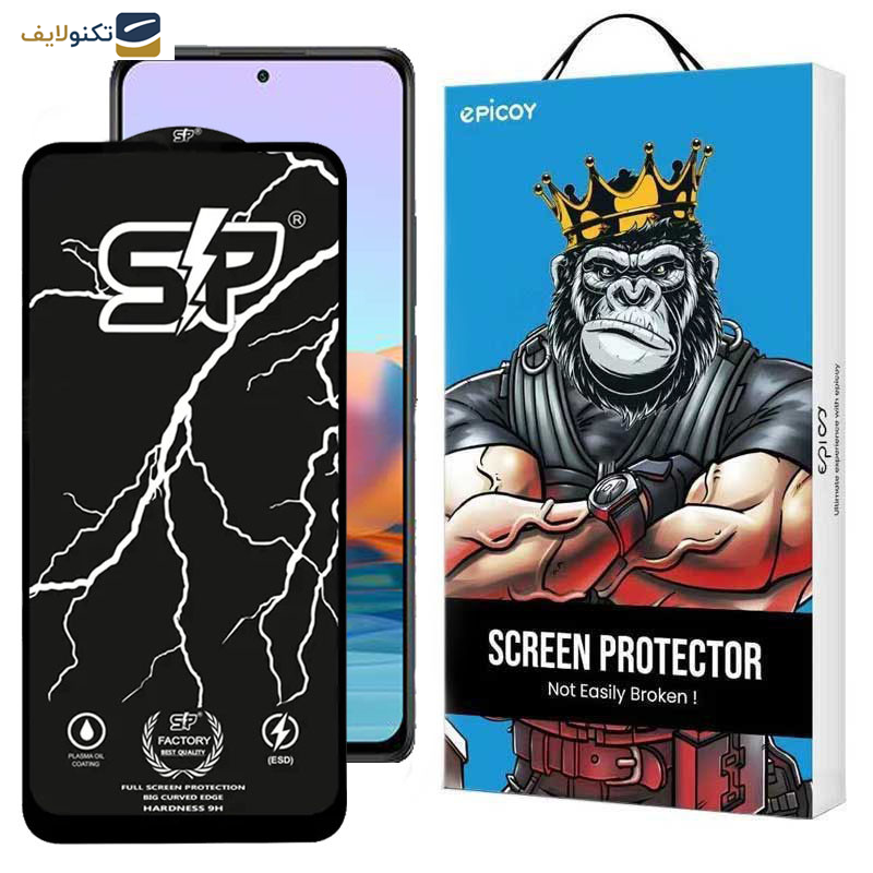 گلس گوشی شیائومی Redmi Note 10 Pro Max-Note 10 Pro 4G-Note 10 Pro 4G-Note 10 Lite صفحه نمایش اپیکوی مدل SP Factory - Epicoy SP Factory Screen Protector For Xiaomi Redmi Note 10 Pro Max-Note 10 Pro 4G (India)-Note 10 Pro 4G(Internationa)-Note 10 Lite