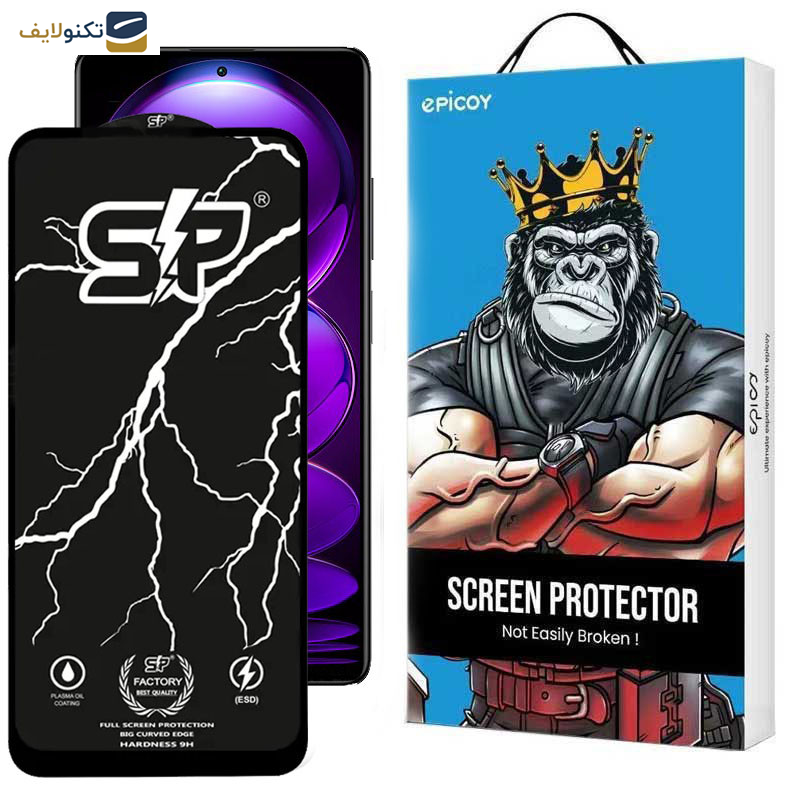 گلس گوشی شیائومی Xiaomi Redmi Note 12 Explorer-Note 12 Discovery-Note 12 Pro Speed-Note 12R Pro-Note 12 Turbo اپیکوی مدل SP Factoryس - Epicoy SP Factory Screen Protector For Xiaomi Redmi Note 12 Explorer-Note 12 Discovery-Note 12 Pro Speed-Note 12R Pro-Note 12 Turbo