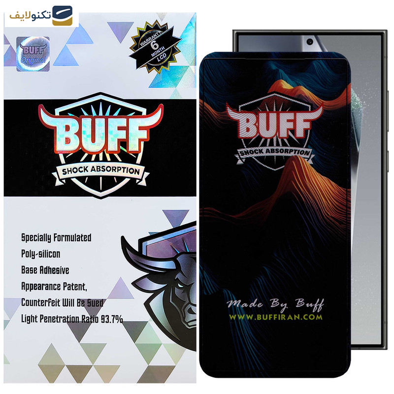 گلس گوشی سامسونگ Galaxy S24 Ultra بوف مدل Mountain-G - Buff Mountain-G Glass Screen Protector For Samsung Galaxy S24 Ultra