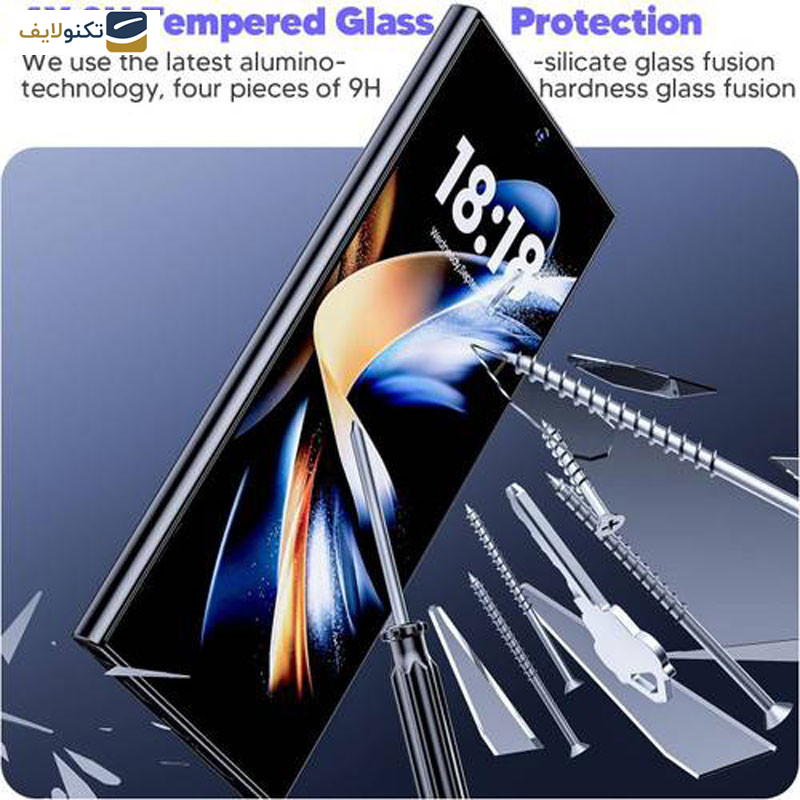 گلس حریم شخصی گوشی سامسونگ Galaxy S24 Ultra بوف مدل Privacy-G - Buff Privacy-G Glass Screen Protector For Samsung Galaxy S24 Ultra