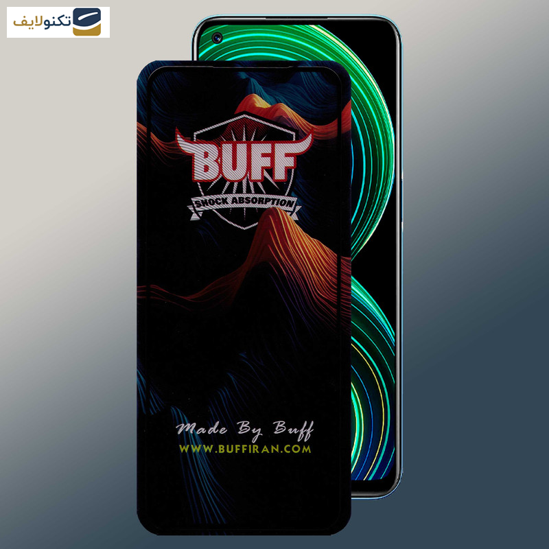 گلس گوشی ریلمی 8 Narzo 20 Pro بوف مدل Mountain - Buff Mountain Glass Screen Protector For Realme 8 5G-7 5G-6s-6-X7 Pro 5G-Narzo 30 4G-5G -Narzo 20 Pro