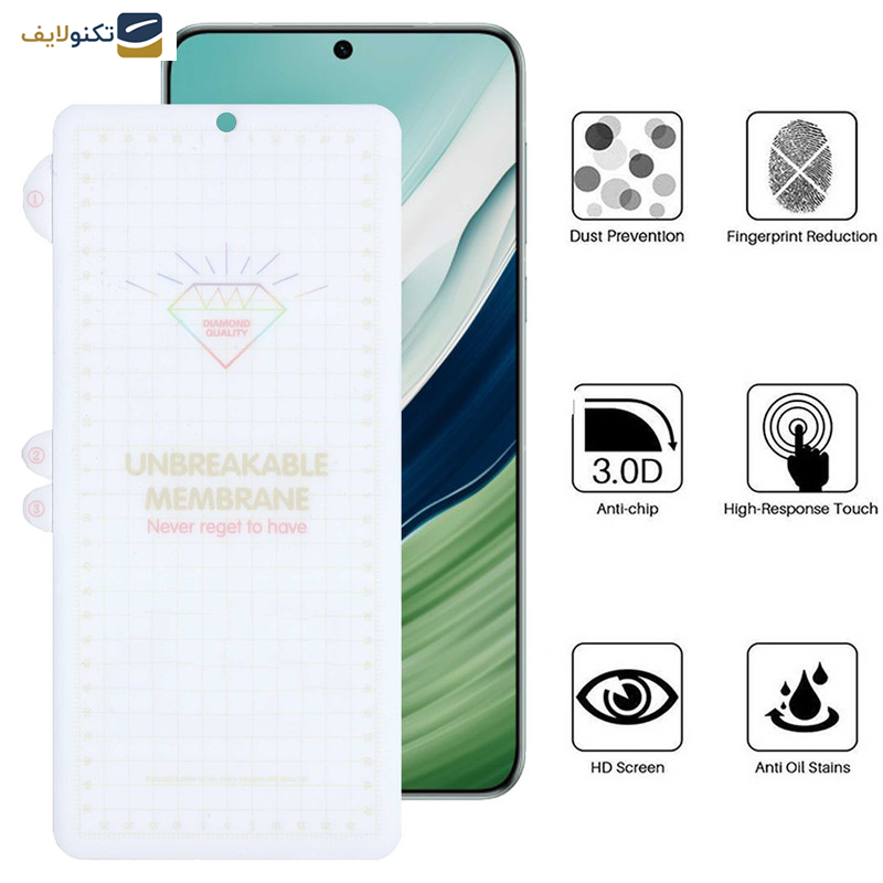 گلس گوشی هوآوی Mate 60 - Mate 50E - Mate 50 بوف مدل Hydrogel - Buff Hydrogel Glass Screen Protector For Huawei Mate 60 - Mate 50E - Mate 50