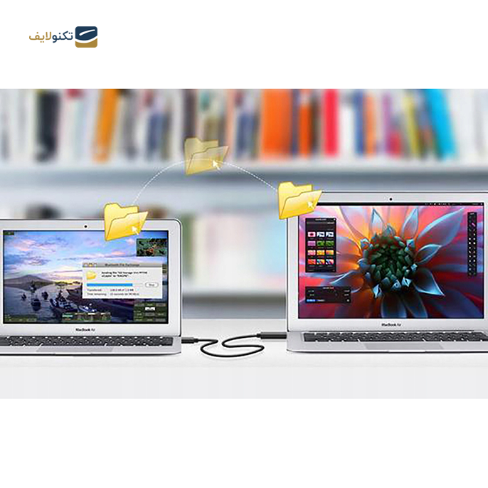 کابل تبدیل USB به USB یوگرین US166 مدل 20233 طول 2 متر - UGREEN US166-20233 USB 2.0 Data Link Cable 2m