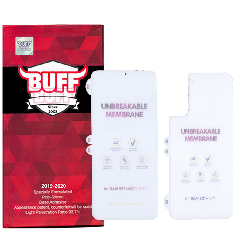 محافظ صفحه نمایش و پشت گوشی سامسونگ Galaxy S21 Plus بوف مات مدل Hgm15 - Buff Hgm15 Galaxy S21 Plus matte Screen Protector
