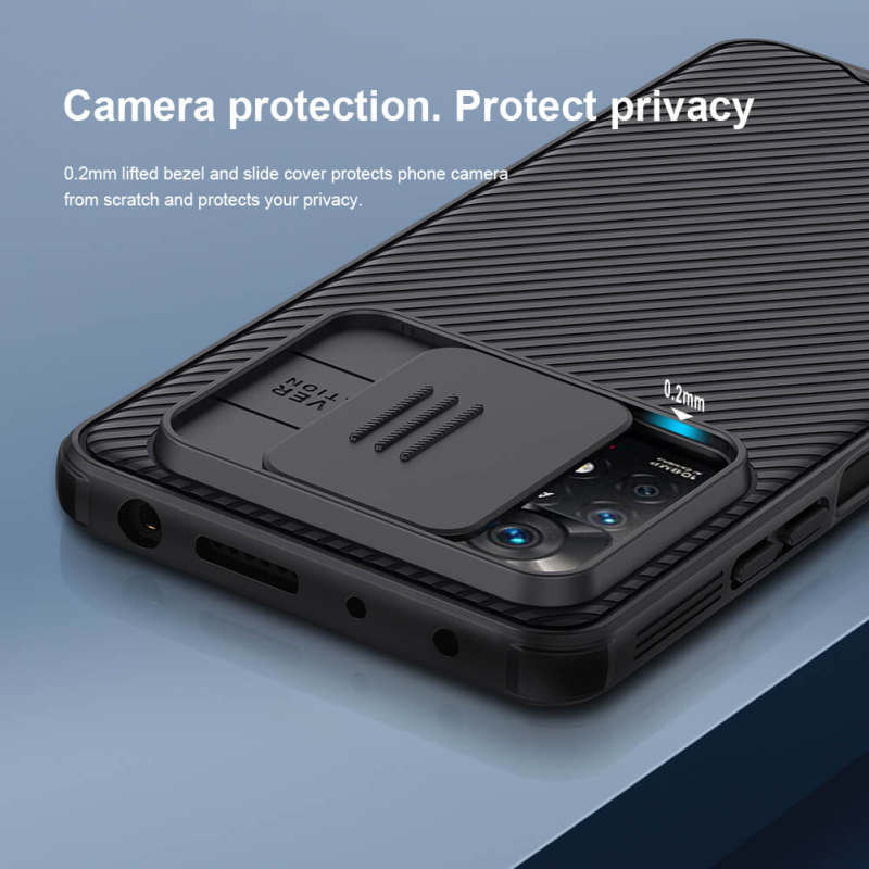 کاور گوشی شیائومی Redmi Note 11 Pro 4G Global/ Note 11 Pro 5G Global/ Note 11E Pro 5G نیلکین مدل CamShield Pro - Nillkin CamShield Pro Redmi Note 11 Pro 4G Global / Note 11 Pro 5G Global / Note 11E Pro 5G