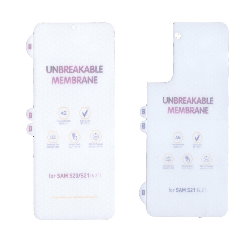 محافظ صفحه نمایش و پشت گوشی سامسونگ Galaxy S21 بوف مات مدل Hgm15 - Buff Hgm15 Galaxy S21 Matte Screen Protector