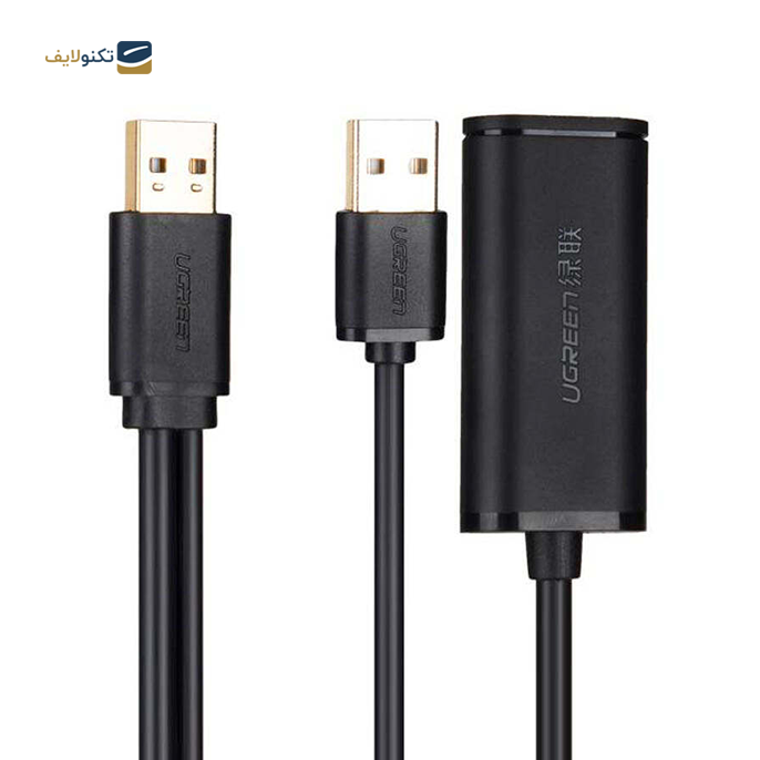کابل تبدیل USB نری به مادگی یوگرین US137 مدل 20213 طول 5 متر - UGREEN US137-20213 Extension Cable 5m