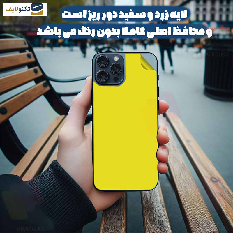محافظ نانو پشت گوشی شیائومی Mi Note 10 Lite شهر گلس مدل NANOBSH - Shahr Glass NANOBSH Back Protector For Xiaomi Mi Note 10 Lite