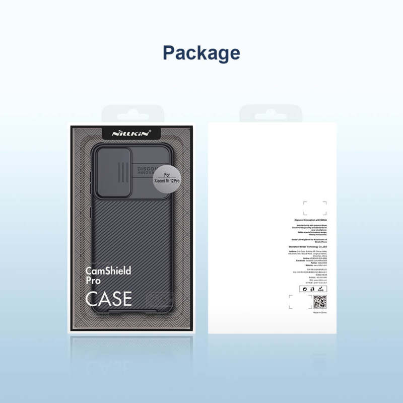 کاور گوشی شیائومی 12 پرو/ 12S Pro نیلکین مدل CamShield Pro  - Nillkin CamShield Pro cover for Xiaomi 12S Pro / 12 Pro