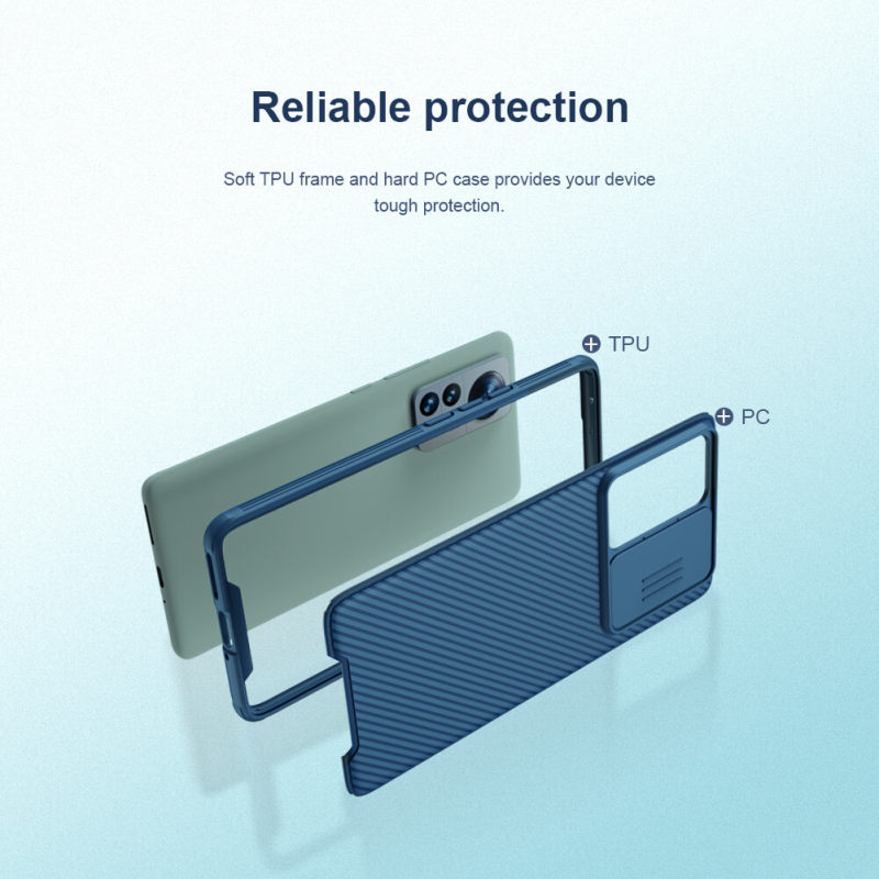 کاور گوشی شیائومی 12 پرو/ 12S Pro نیلکین مدل CamShield Pro  - Nillkin CamShield Pro cover for Xiaomi 12S Pro / 12 Pro