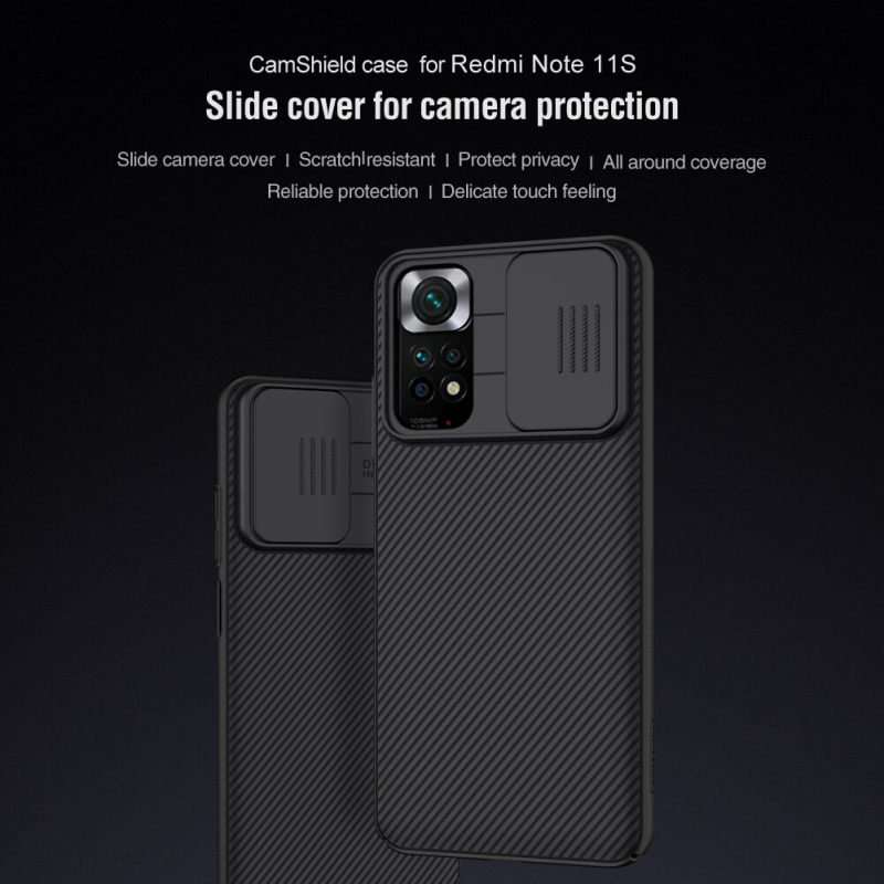 کاور گوشی شیائومی Redmi Note 11S 4G Global - Note 12s نیلکین مدل Camshield  - Nillkin Camshield cover for Xiaomi Redmi Note 11s 4G Global - Note 12s