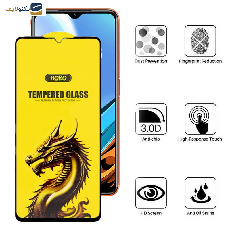گلس گوشی شیائومی Redmi 9C- 9T- 9C NFC- 9 (India)- 9A Sport- Redmi 9A اپیکوی مدل Golden Dragon - Epicoy Golden Dragon Screen Protector For Xiaomi Redmi 9C- 9T- 9C NFC- 9 India- 9A Sport- Redmi 9A