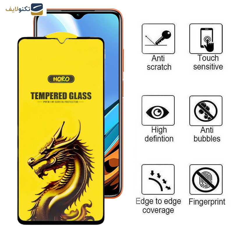 گلس گوشی شیائومی Redmi 9C- 9T- 9C NFC- 9 (India)- 9A Sport- Redmi 9A اپیکوی مدل Golden Dragon - Epicoy Golden Dragon Screen Protector For Xiaomi Redmi 9C- 9T- 9C NFC- 9 India- 9A Sport- Redmi 9A
