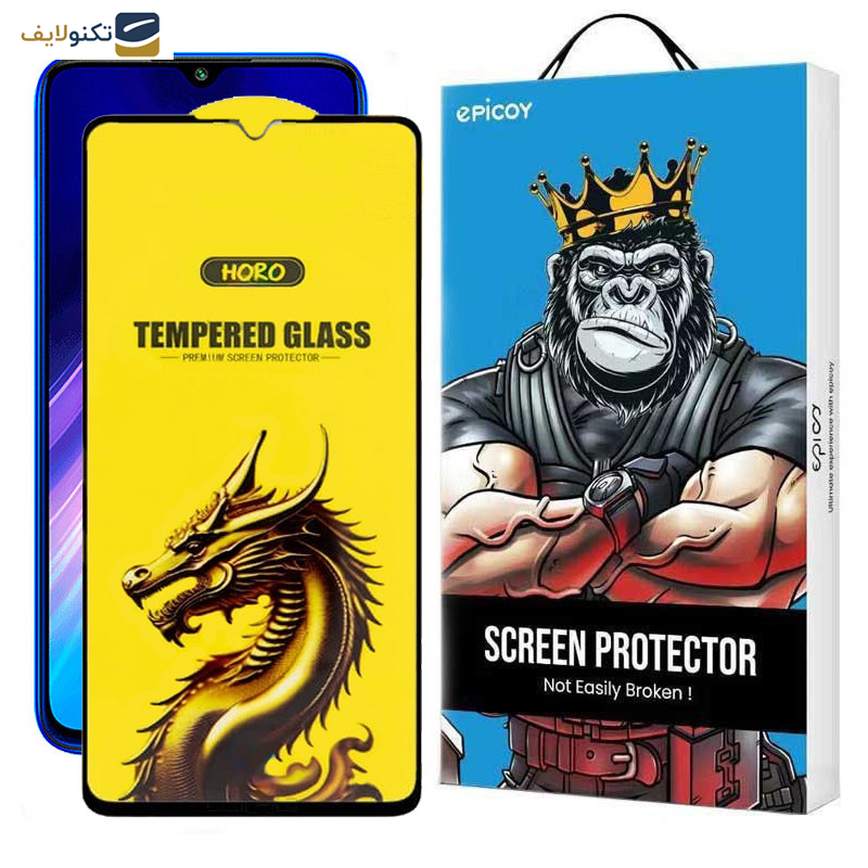 گلس گوشی شیائومی Redmi Note 8- Note 8 2021- Note 8T اپیکوی مدل Golden Dragon  - Epicoy Golden Dragon Screen Protector For Xiaomi Redmi Note 8- Note 8 2021- Note 8T