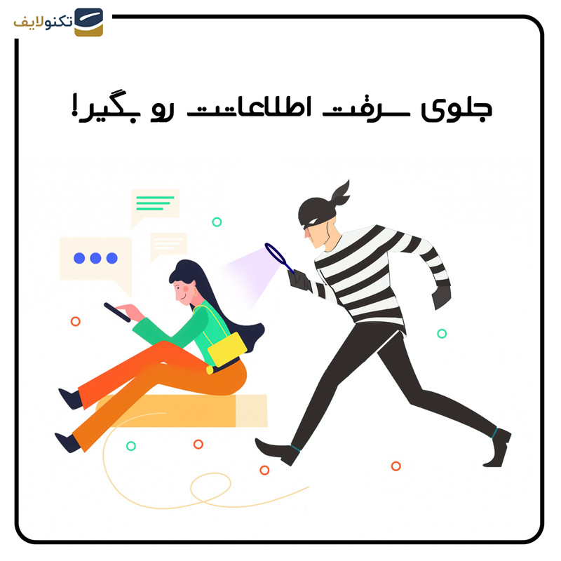 گلس حریم شخصی گوشی ناتینگ Nothing Phone (2) راک اسپیس مدل PRV  - Rock space code PRV privacy screen protector suitable for Nothing Nothing Phone 2