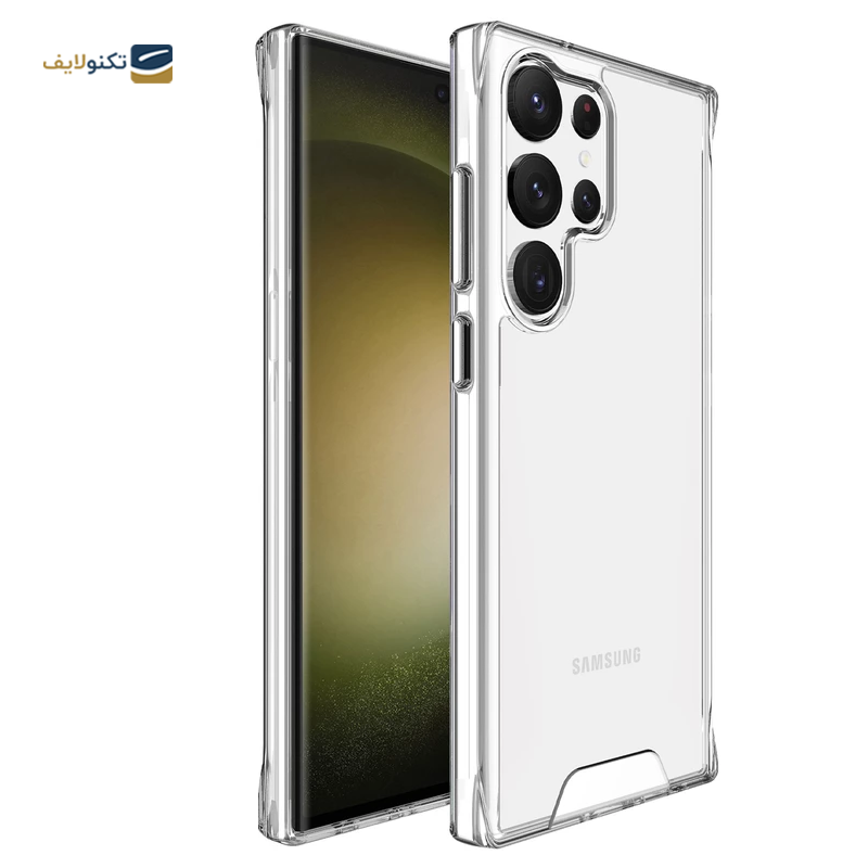کاور گوشی سامسونگ Galaxy S23 Ultra مدل اسپیس ژله ای محافظ لنز دار - Space cover for Samsung Galaxy S23 Ultra
