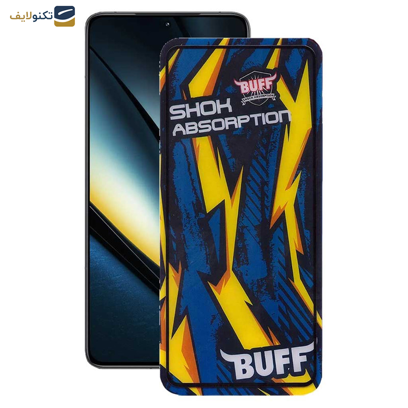 گلس گوشی پوکو F6 Pro- F6 بوف مدل Shock-Shock-G - Buff Shock-Shock-G Glass Screen Protector For Xiaomi Poco F6 Pro- Poco F6- Redmi Turbo 3