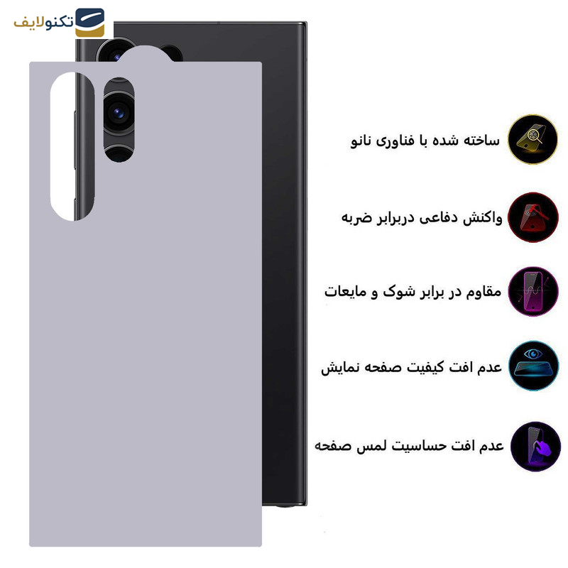 گلس گوشی سامسونگ Galaxy S23 Ultra بوف مدل Epic Back - Buff Epic Back Back Phone Protector For Samsung Galaxy S23 Ultra