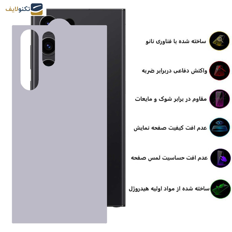 گلس گوشی سامسونگ Galaxy S23 Ultra بوف مدل Epic Back - Buff Epic Back Back Phone Protector For Samsung Galaxy S23 Ultra