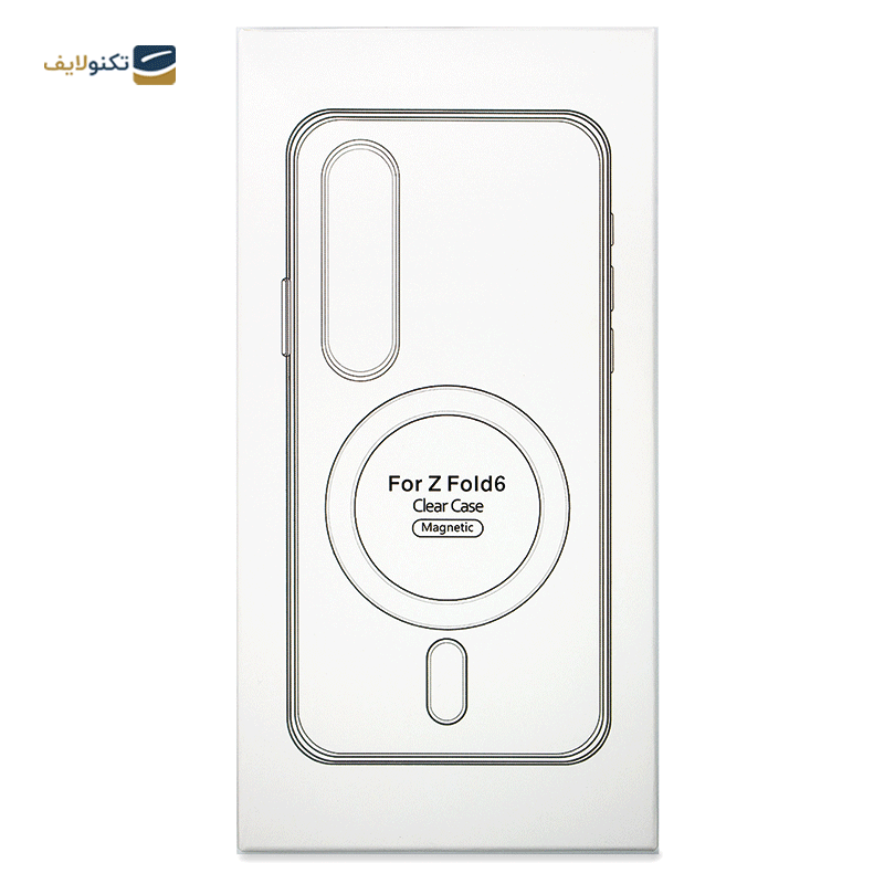 کاور گوشی سامسونگ Galaxy Z Fold 6 مدل Clear Case Magnetic - Clear Case Magnetic Cover For Samsung Galaxy Z Fold 6