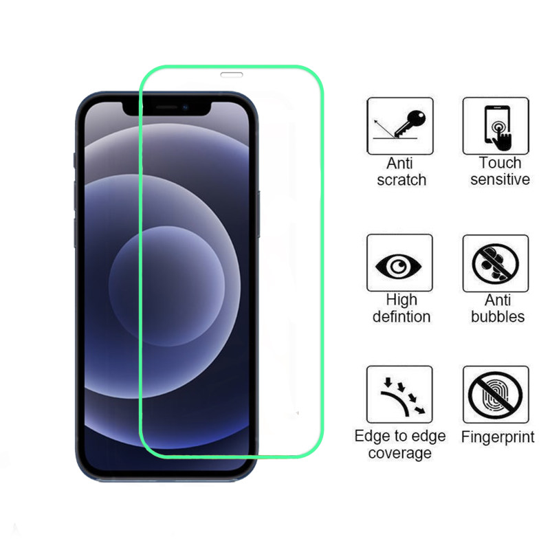 گلس گوشی اپل Iphone 12 Mini بوف مدل Neon - Buff Neon Iphone 12 Mini Screen Protector