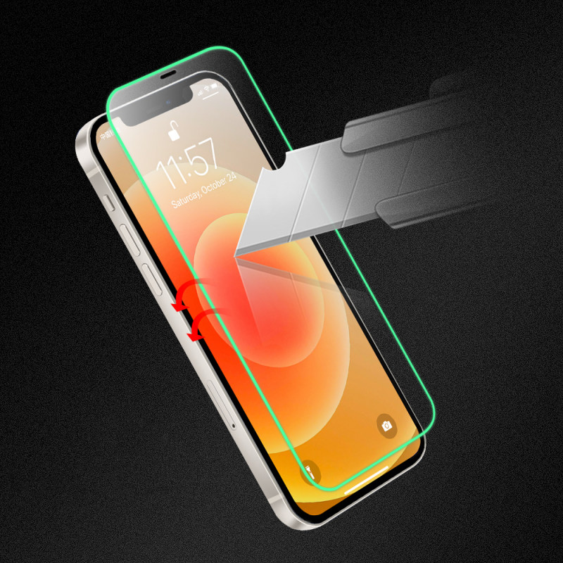 گلس گوشی اپل Iphone 12 Mini بوف مدل Neon - Buff Neon Iphone 12 Mini Screen Protector