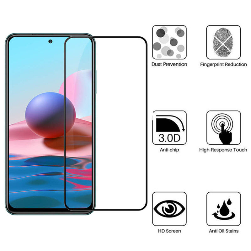 گلس گوشی شیائومی Redmi Note 10 4G / Redmi Note 10s بوف 5D مدل F33 - Buff F33 Redmi Note 10 4G / Redmi Note 10s 5D Screen Protector