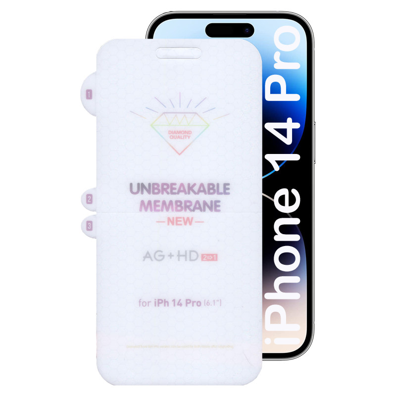 گلس گوشی اپل iPhone 14 Pro بوف مدل Hydrogel-Double - Buff Hydrogel-Double iPhone 14 Pro Screen Protector