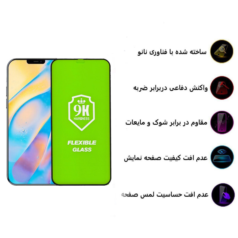 گلس گوشی اپل iPhone 12 mini بوف مدل Nfx - Buff Nfx Iphone 12 mini Screen Protector