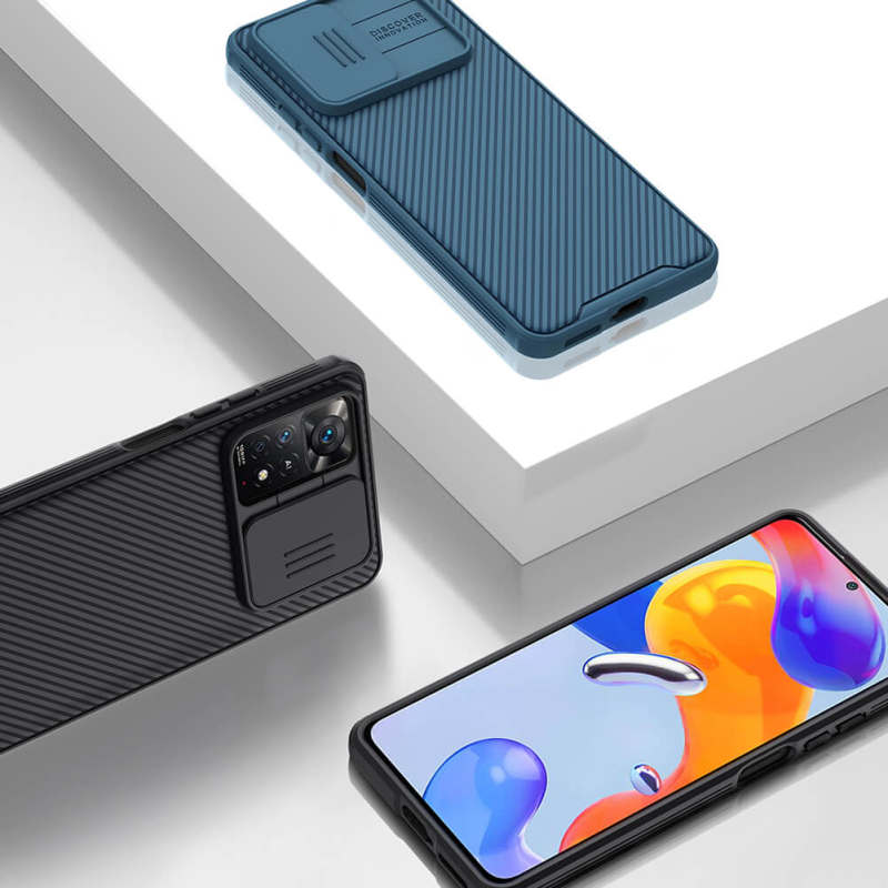 کاور گوشی شیائومی Redmi Note 11 Pro 4G Global/ Note 11 Pro 5G Global/ Note 11E Pro 5G نیلکین مدل CamShield Pro - Nillkin CamShield Pro Redmi Note 11 Pro 4G Global / Note 11 Pro 5G Global / Note 11E Pro 5G