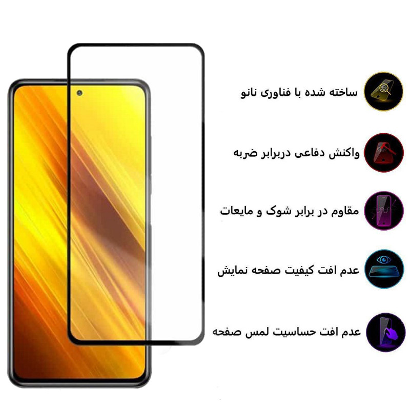 محافظ صفحه نمایش پوکو X3/ X3 NFC/ X3 Pro بوف سرامیکی مدل CF9 - Buff CF9 Poco X3/Poco X3 NFC/Poco X3 Pro Ceramic Screen Protector