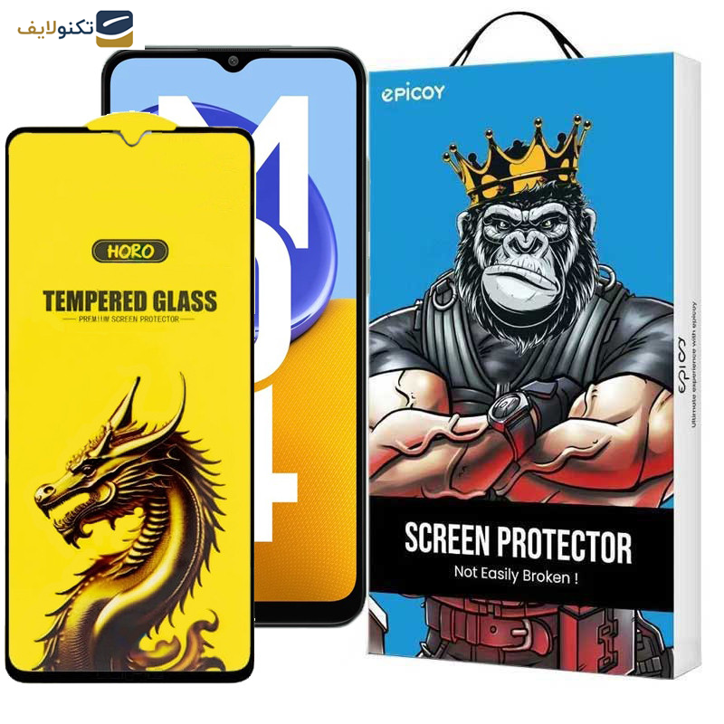 گلس گوشی سامسونگ Galaxy M04 4G- M02 4G- M12 4G (India)- F12 4G- F02s 4G اپیکوی مدل Golden Dragon - Epicoy Golden Dragon Glass Screen Protector For Samsung Galaxy M04 4G- M02 4G- M12 4G India- F12 4G- F02s 4G