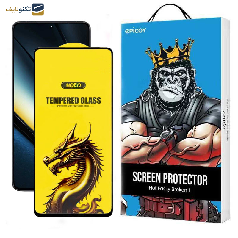 گلس گوشی شیائومی Redmi Note 12 Turbo- Note 12 Pro 5G- Note 12 Explorer- Note 12 Discovery- Note 12 Pro Speed اپیکوی مدل Golden Dragon - Epicoy Golden Dragon Screen Protector For Redmi Note 12 Turbo- Note 12 Pro 5G- Note 12 Explorer- Note 12 Discovery- Note 12 Pro Speed