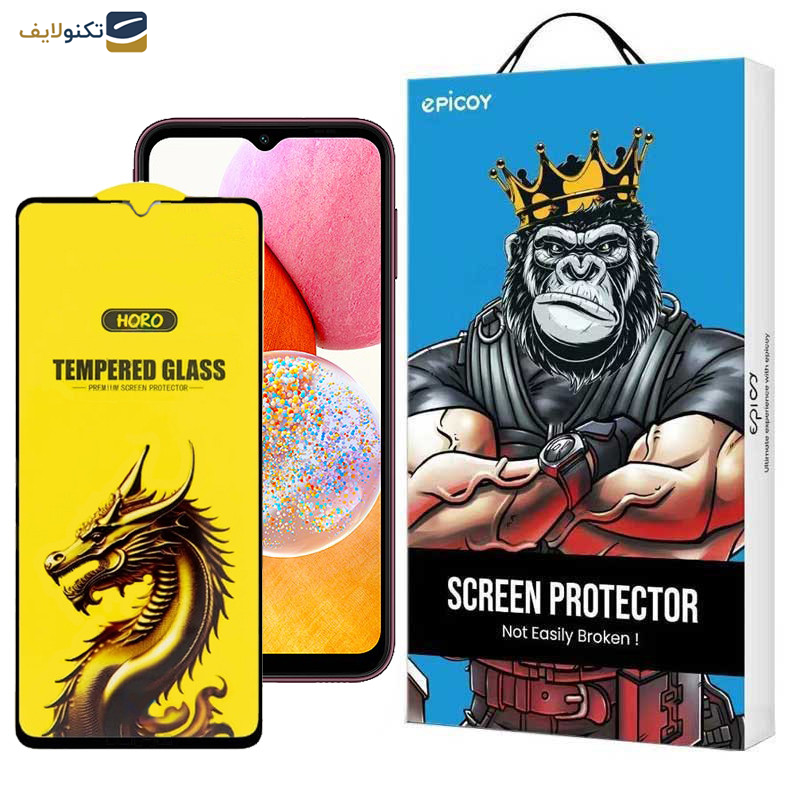 گلس گوشی سامسونگ Galaxy A14 4G-5G- A13 4G-5G- A23 4G-5G اپیکوی مدل Golden Dragon - Epicoy Golden Dragon Glass Screen Protector For Samsung Galaxy A14 4G-5G-A13 4G-5G-A23 4G-5G